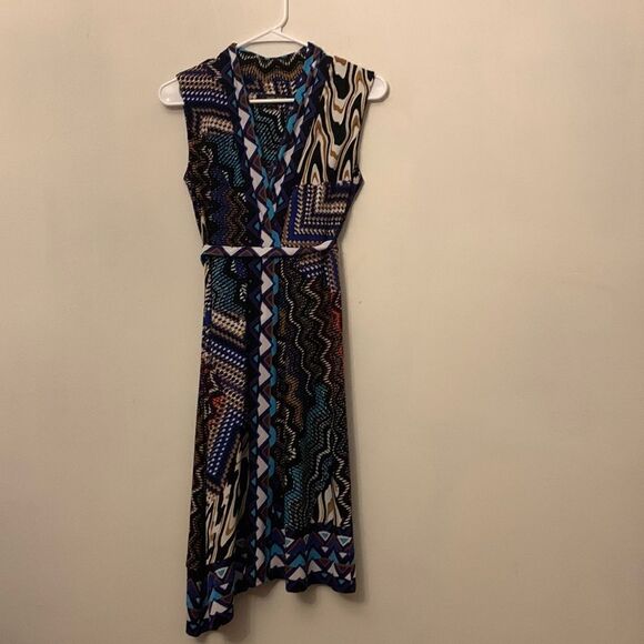 Nine West multicolored sleeveless dress Size 2 - Picture 1 of 9
